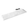 Teclado 2HIX Silicon Lavável e Flexivel USB Branco